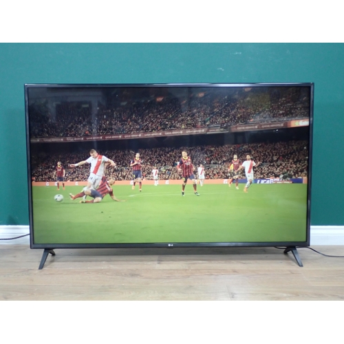 312 - A 55 inch LG 55UM7100PLB ThinQ AI/4K Active HDR/ Ultra Surround Television.