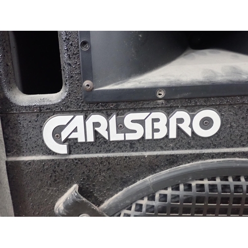 449 - A pair of Carlsbro ST-215 1 Speakers, passed PAT