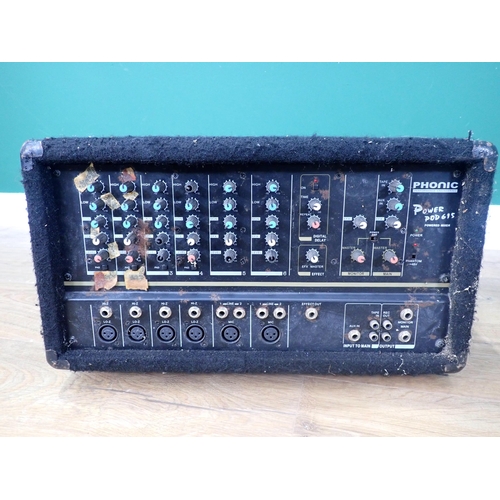 454 - A Phonic Powerpod 615 Mixer, failed PAT