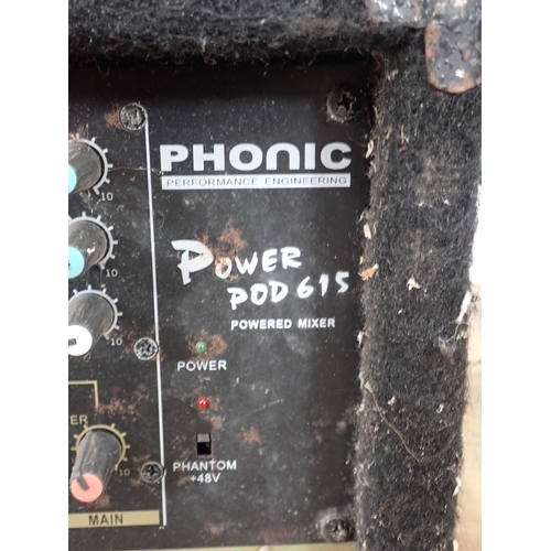 454 - A Phonic Powerpod 615 Mixer, failed PAT