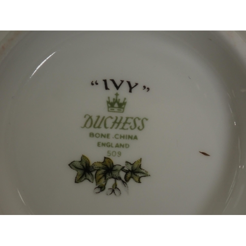 485 - A Duchess part Tea Set, ivy pattern