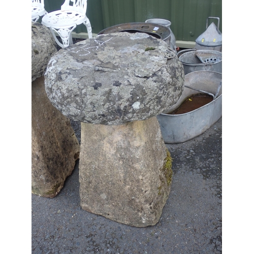 554 - A Staddle Stone, 2ft 6in H