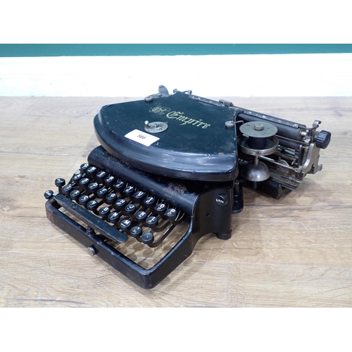 566 - An Empire No.1 Typewriter, Serial No.53771. Radial thrust typewriter manufactured in Canada, was pat... 