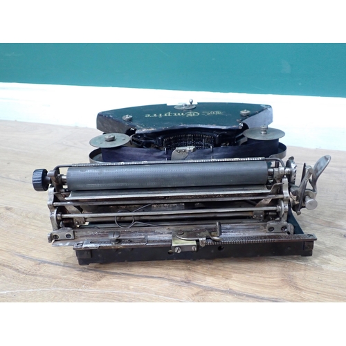 566 - An Empire No.1 Typewriter, Serial No.53771. Radial thrust typewriter manufactured in Canada, was pat... 