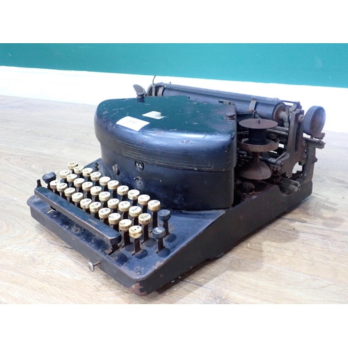 570 - An Empire No.2 Typewriter, c.1910, Serial No. 108545. Standard Manual Typewriter. A radial thrust-ac... 