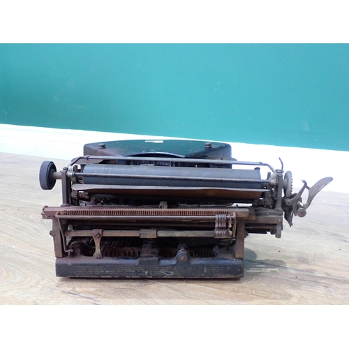 570 - An Empire No.2 Typewriter, c.1910, Serial No. 108545. Standard Manual Typewriter. A radial thrust-ac... 