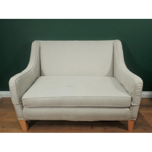 594 - A modern Multiyork two seater Sofa 4ft 2in W x 2ft 10in H