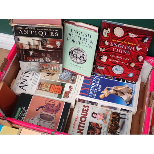 644 - Two boxes of Books including Antiques and History