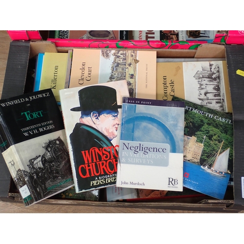 644 - Two boxes of Books including Antiques and History