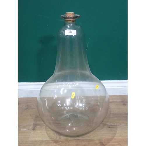 689 - A Pharmacist's Carboy with stopper