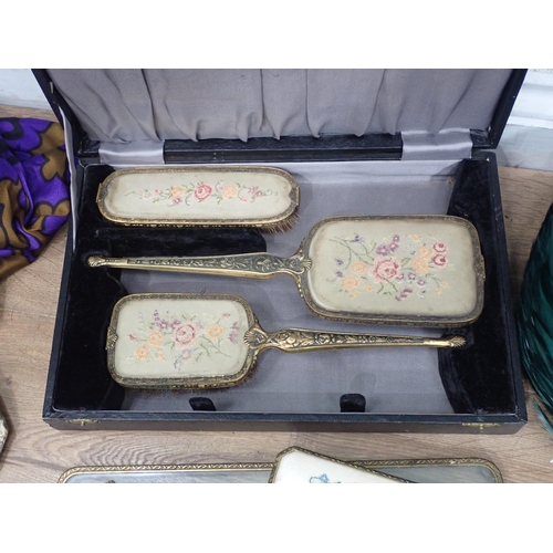 690 - A box of Ladies Hats and Dressing Table items