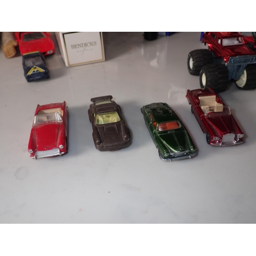 735 - A Revell MGB Kit and other diecast models