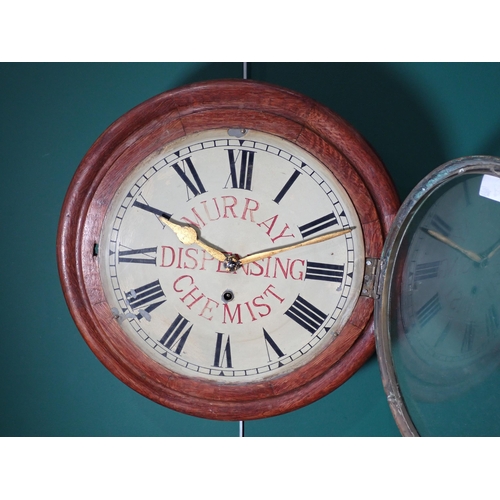 737 - A Chemist's circular Wall Clock,