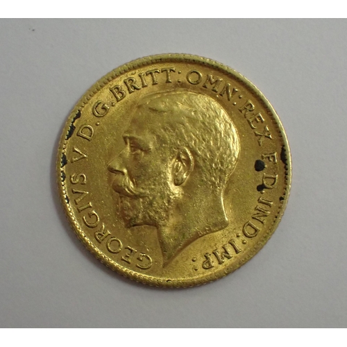 95 - A George V Half Sovereign, 1911