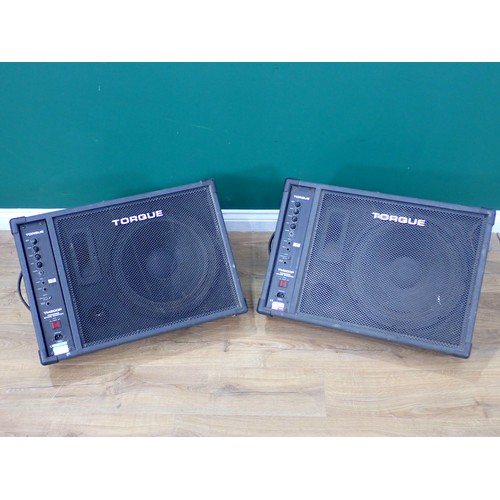 453 - Two Torque TM200P powered stage Monitors (Passed PAT Tests)