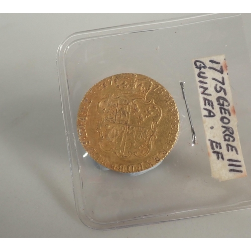 191 - A George III Rose Type Guinea 1775