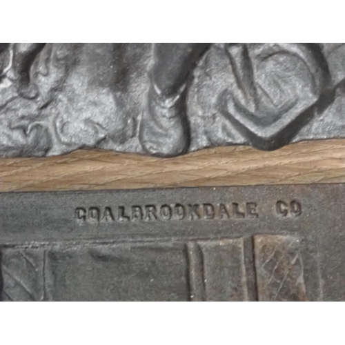 486 - A set of three Coalbrookdale & Co. cast iron relief Plaques inspired by Henry Wadsworth Longfellow's... 