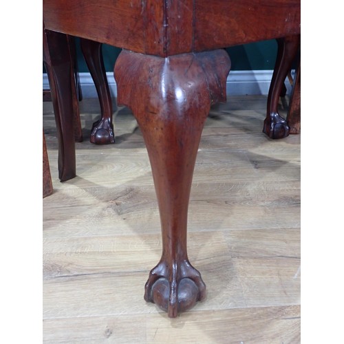 705 - A Harlequin set of eight Georgian mahogany Dining Chairs with shaped top rails, pierced splat backs,... 