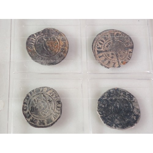 129 - A collection of twenty one long and short cross hammered silver Coins, to income Henry III void long... 