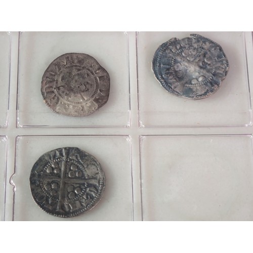 129 - A collection of twenty one long and short cross hammered silver Coins, to income Henry III void long... 