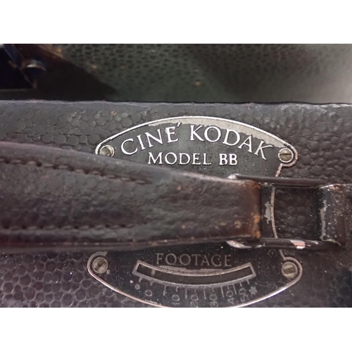 226 - An early Kodak Cine Camera, model BB, in case