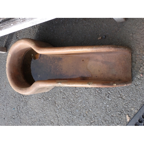 261 - A stoneware Trough, 3ft