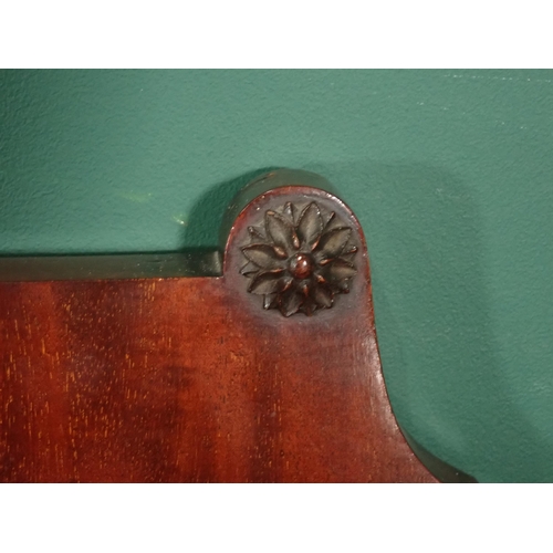 358 - A mahogany Sideboard with raised back fitted drawers and cupboards and raised on turned supports7, 5... 