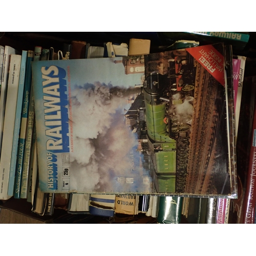 360 - Two boxes of Railway related Books