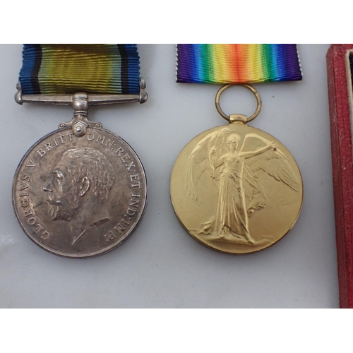 62 - A pair of 1st World War Medals awarded to 33148.3.A.M.W. Cave RAF, and a Victorian 1837-97 copper Me... 