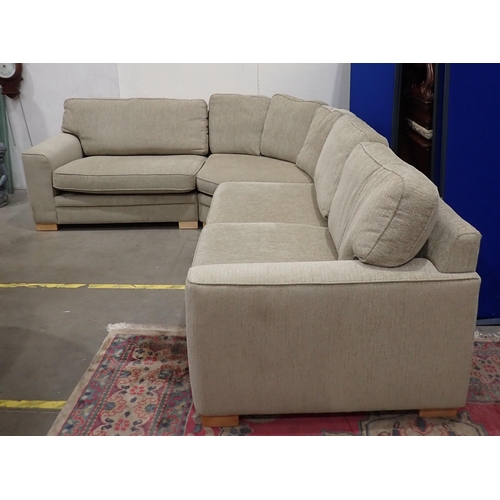 800 - An upholstered Corner Settee unit