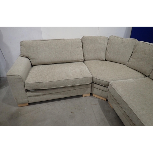 800 - An upholstered Corner Settee unit