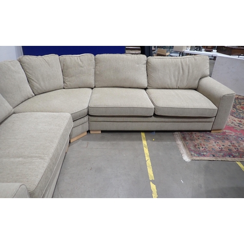 800 - An upholstered Corner Settee unit