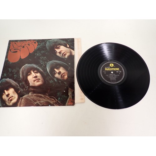 257 - Six Beatles Albums consisting of 'Beatles for Sale', 'With the Beatles', 'Rubber Soul'', 'Please Ple... 