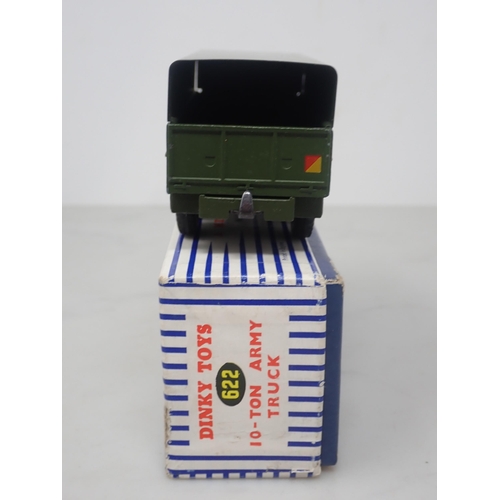 109 - A boxed Dinky Toys No.622 10-ton Army Truck (missing the driver)