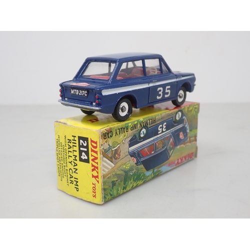 122 - A boxed Dinky Toys No.214 Hillman Imp Rally Car