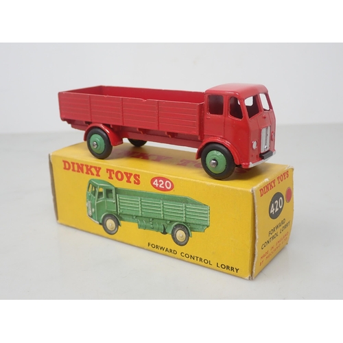 123 - A boxed Dinky Toys No.420 red Forward Control Lorry