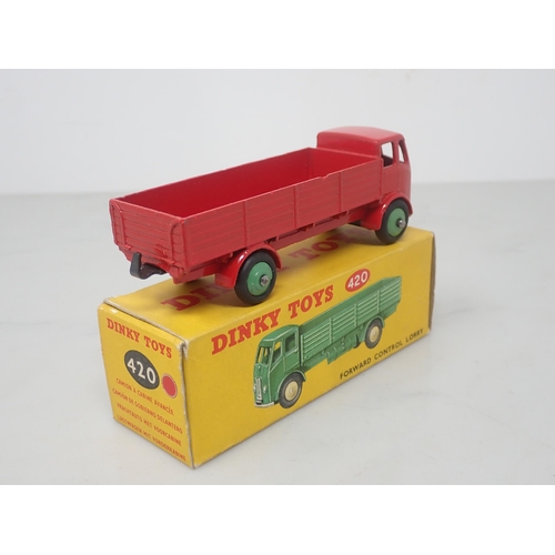 123 - A boxed Dinky Toys No.420 red Forward Control Lorry