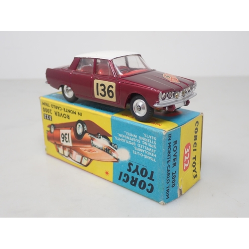 127 - A boxed Corgi Toys No.322 Rover 2000 in Monte-Carlo trim