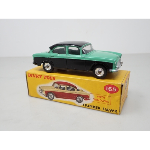 149 - A boxed Dinky Toys No.165 black and green Humber Hawk