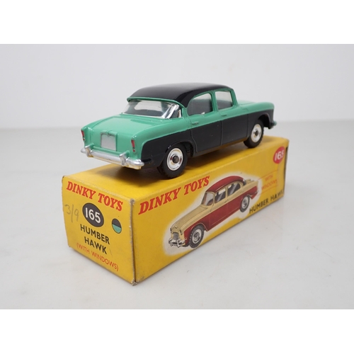 149 - A boxed Dinky Toys No.165 black and green Humber Hawk