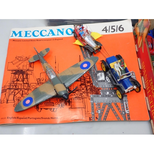 152 - A quantity of playworn Lesney Matchbox, Dinky Toys and Corgi Toys, and a quantity of Meccano