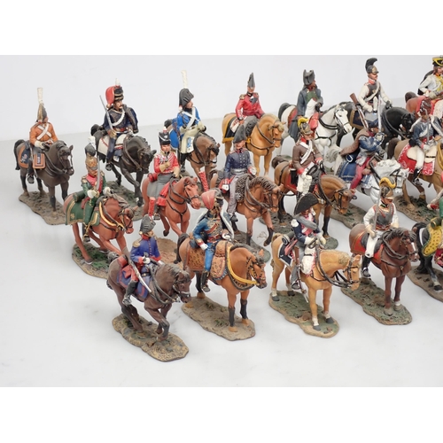 153 - Approximately 45 Del Prado Figures of 19th Century Cavalry