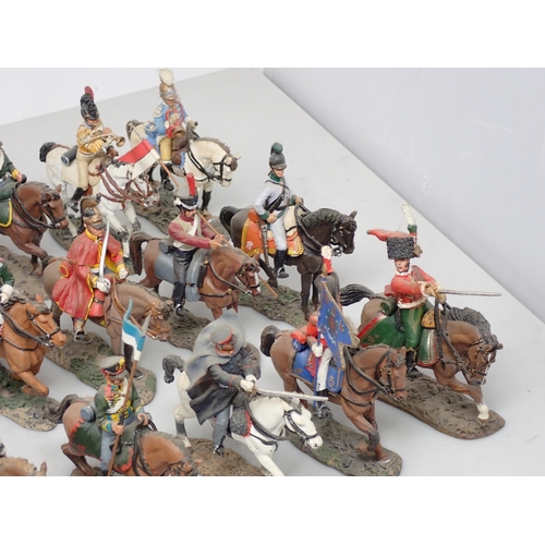 153 - Approximately 45 Del Prado Figures of 19th Century Cavalry