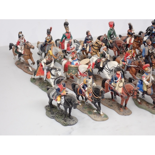 154 - Approximately 70 Del Prado Figures of 19th Century Cavalry