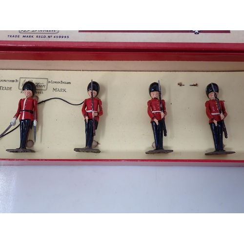 167 - A boxed Britains Set No.2078 Irish Guards, figures unstrung, Ex plus