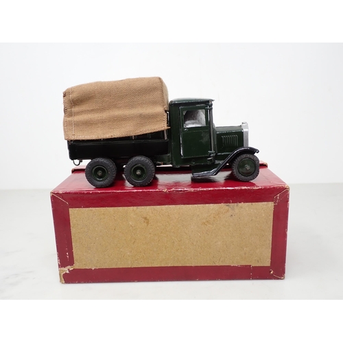 169 - A boxed Britains 10-wheel Covered Wagon, near mint, box Ex apart from slight paper loss where a pric... 