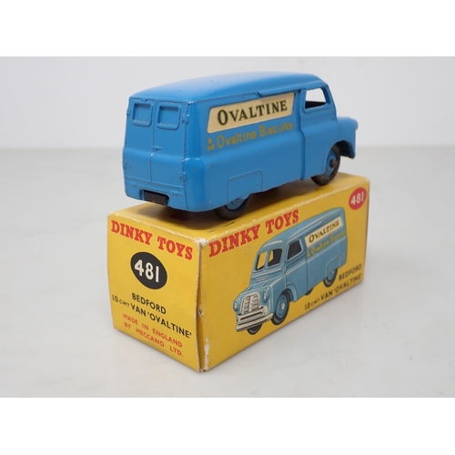 212 - A boxed Dinky Toys No.481 Bedford 'Ovaltine' Van