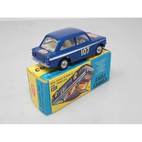 214 - A boxed Corgi Toys No.328 Hillman Imp in Monte Carlo trim