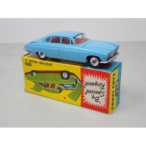 225 - A boxed Corgi Toys No.238 Jaguar Mark 10