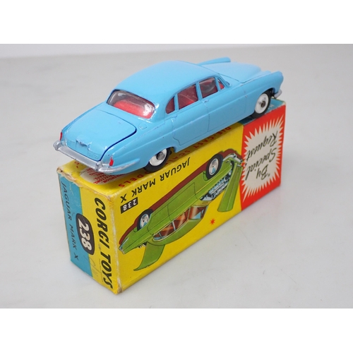 225 - A boxed Corgi Toys No.238 Jaguar Mark 10